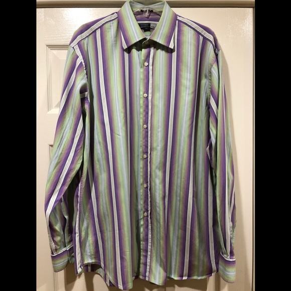 Thomas Elliott Milan stripe dress shirt - Picture 5 of 6